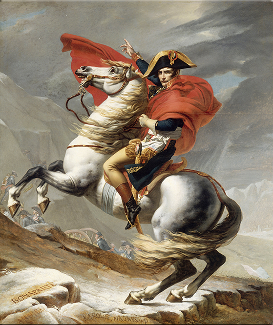 jacques-louis-david-bonaparte-przekraczajacy-przelecz-swietego-bernarda