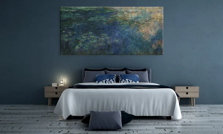 Claude Monet – Odbicia chmur w jeziorze z liliami – reprodukcja obrazu