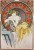 Alfons Mucha – Kobieta z Makiem- reprodukcja obrazu (unikalneobrazy)