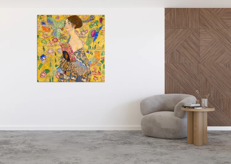 Gustaw Klimt – Dama z wachlarzem – reprodukcja obrazu (2)
