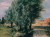 Adolph von Menzel – Plac budowy z wierzbami – reprodukcja obrazu (3)