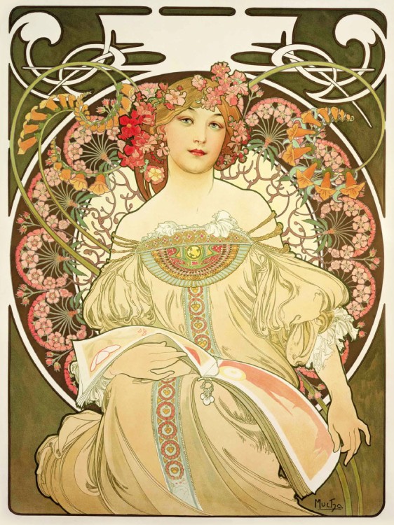 alfons-mucha-marzyciel-rozmarzenie-reprodukcja