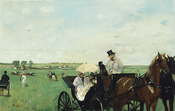 Edgar Degas – Na wyścigach na wsi (2)
