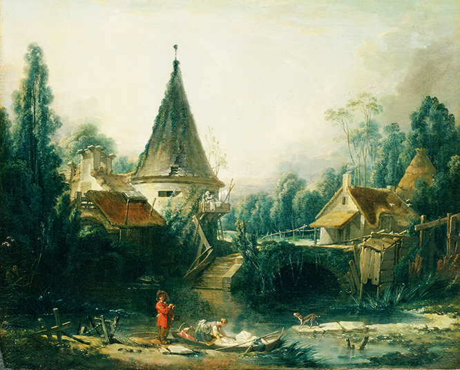 François Boucher – Pejzaż w pobliżu Beauvais (1)