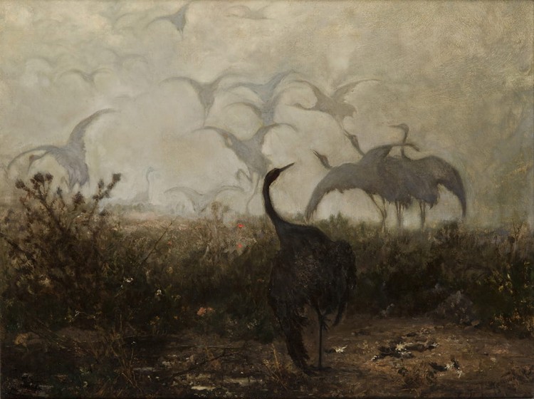 Odlot żurawi_wiz