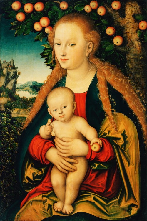 Cranach, Lucas, I – The Virgin and Child Under an Apple Tree