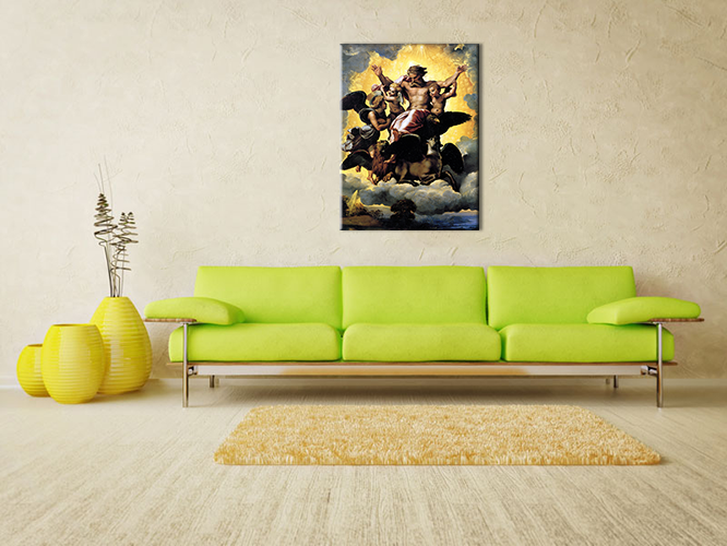 Rafael Santi – Widzenie Ezechiela – reprodukcja obrazu (2)