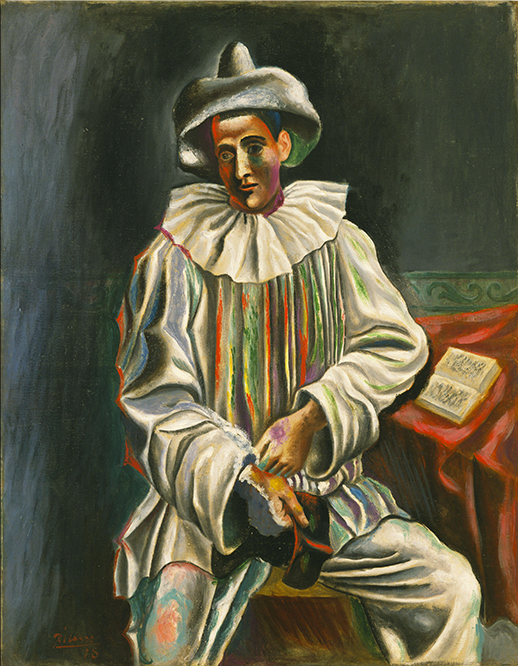 pablo-picasso-pierrot-1918-reprodukcja-obrazu