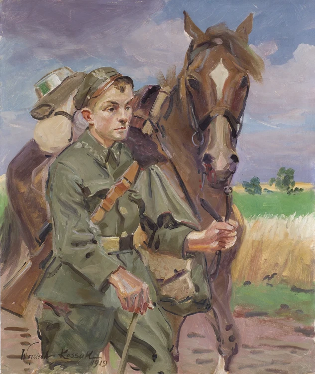wojciech-kossak-zolnierz-z-koniem