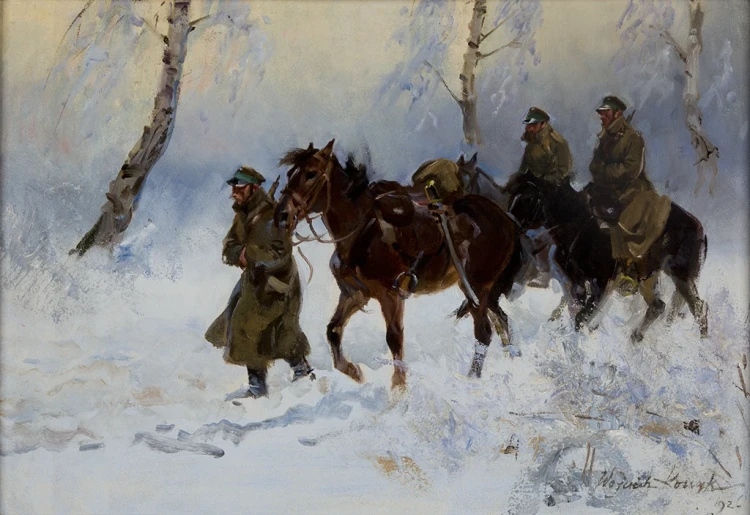 wojciech-kossak-kawalerzysci-ulani